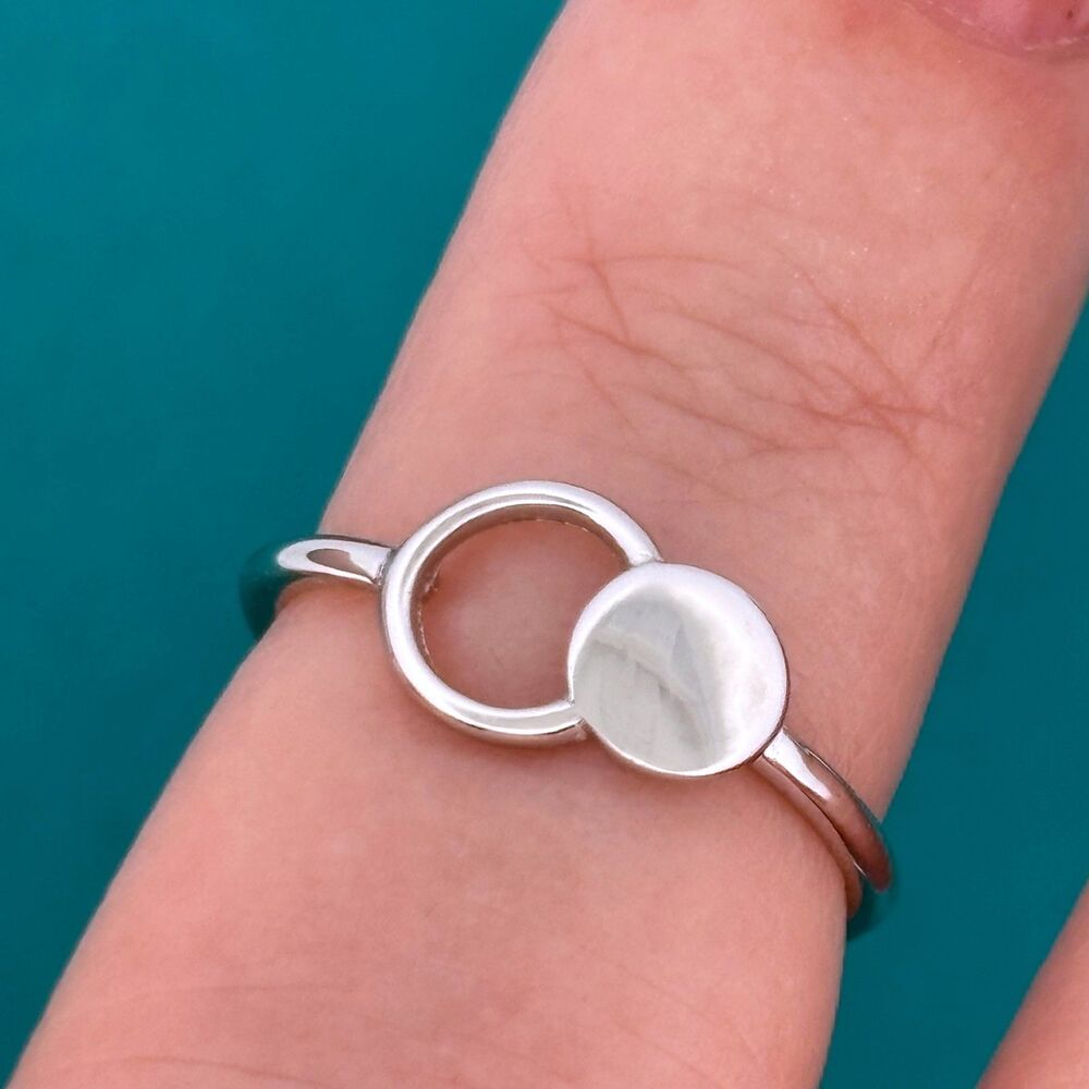 Eclipse Sterling Silver 925 Ring Size 4